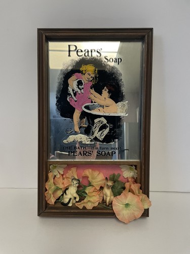 Vintage pears soap - soap, mirror