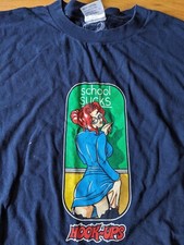 Hook Ups Shirt T-shirt Skateboard School Sucks 90s Y2K Vintage Anime jackass
