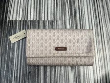 New Ladies Fossil RFID Logan Purse RRP $78