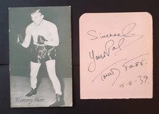 TOMMY FARR BRITISH PRE-WAR