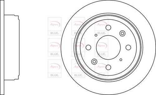 Apec blue rear - x, brake