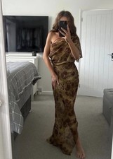 Zara Khaki Floral Floaty