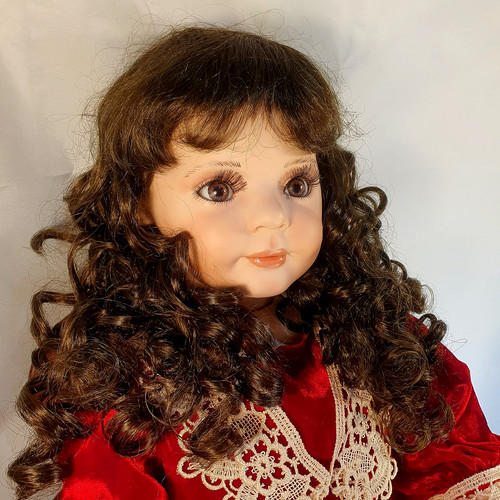 Porcelain doll rachel - doll, (218)
