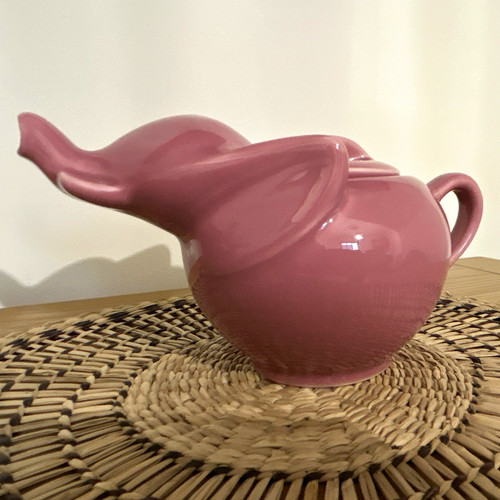 Vintage french elephant teapot - elephant,