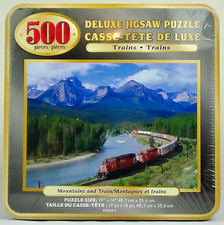 Mountains & Trains Jigsaw