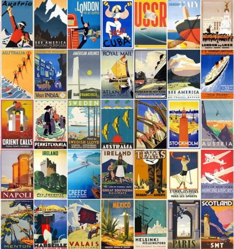 Travel metal signs - travel,