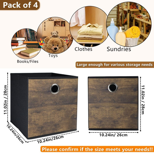 Durable pack wood grain - durable, 4-pack