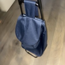 Navy Shopping Trolley On