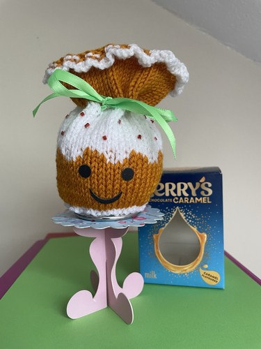 Hand knitted gingerbread - knitted,