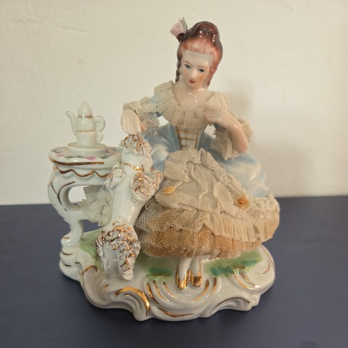 Victorian woman porcelain - victorian,
