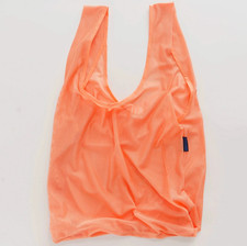 Baggu Cantaloupe Mesh Standard Reusable Bag Packable Tote RARE