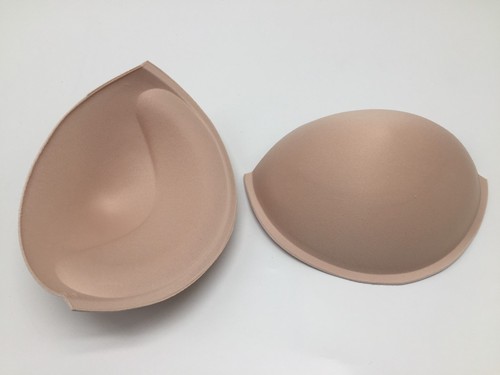 Bra cups sew push - sew, in,