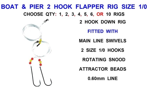 Boat pier rig size 0 - pier, 1/0