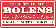 BOLENS LAWN GARDEN TRACTOR DEALER VINTAGE SIGN REMAKE ALUMINUM SIZE OPTIONS
