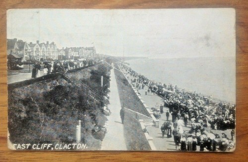 Vintage postcard east cliff - vintage,