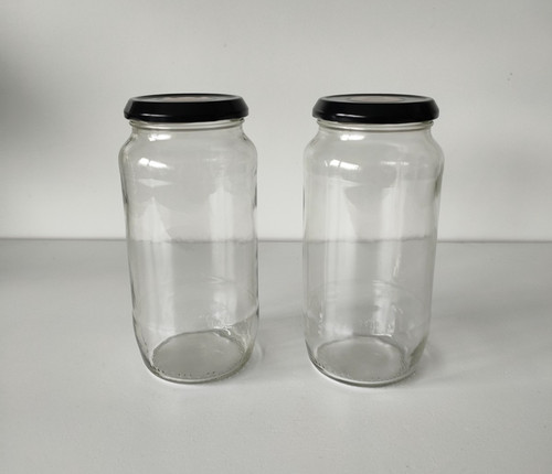 Large empty clear - 2, glass