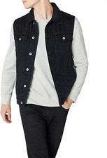 Mens denim vest sleeveless - vest,