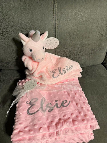 Personalised pink unicorn - pink,