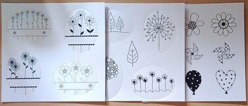 Craftwork cards oval - cards,