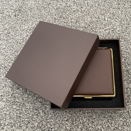 Metal pocket cigarette case - metal,