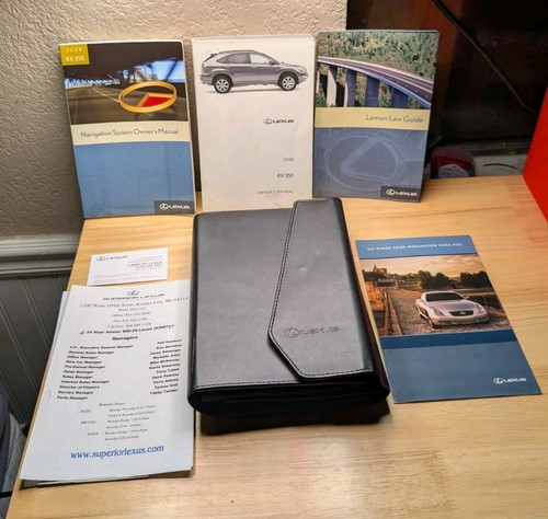 2008 lexus 350 owner - rx, owner's