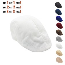 Mens Flat Cap Gatsby Tweed