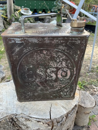 Gallon petrol can esso 1935 - petrol,