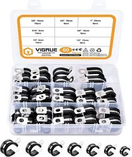 60pcs stainless style - p-style, clips