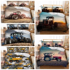 Tractor farm harvest duvet - farm,