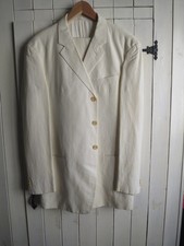 Armani collezione cream linen