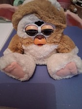 Gremlins Gizmo Furby  Electronics 1999 Vintage, Working with Tag.Dirty fur