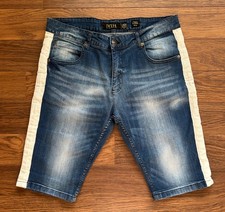 Crosshatch CRS55 Stretch Chino Shorts Side Strip 34W 34" Waist BNWOT