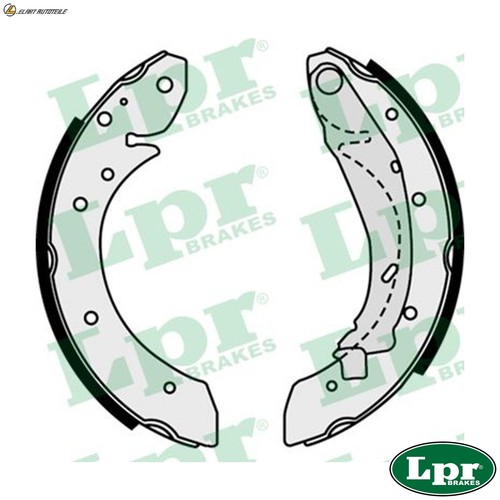 Brake shoe set - set, 07730