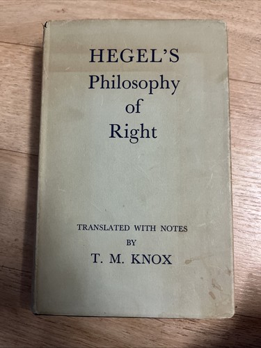 Hegel philosophy right - hegel's,