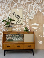 Gplan Brandon Sideboard Highboard TV unit Dresser Mid Century Tiger Oak MCM