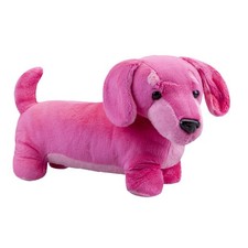 Sausage Dog Pink Soft Toy Fun