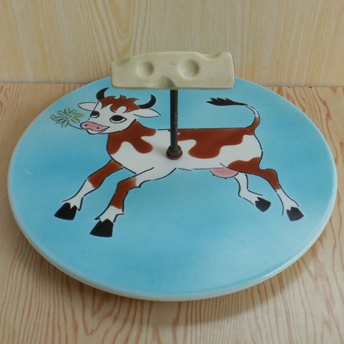Vintage ceramic cheese serving - vintage,
