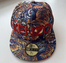 Rare KENZO PARIS NEW ERA 59FIFTY Tiger Cap Hat 7 1/8