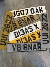 Number Plates Premium 5d RETRO