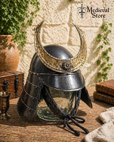 Samurai kabuto helmet with - samurai,