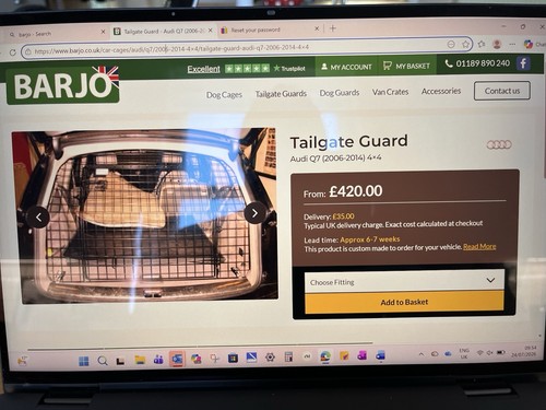 Audi dog tailgate - q7,