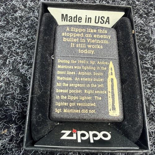 Genuine black crackle zippo - crackle,
