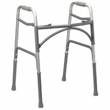 Bariatric Folding Walker Adjustable Height McKesson Ste