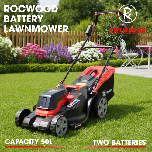 Battery cordless lawnmower - battery,