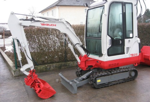 Takeuchi tb016 excavator - takeuchi,