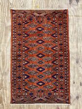Vintage Fine Turkmen Bokhara Hand knotted Rug