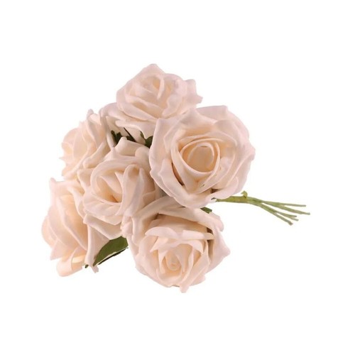 Small foam rose bundle - bundle, stems