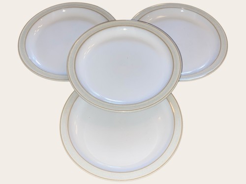 Denby linen side tea - 4x, plates