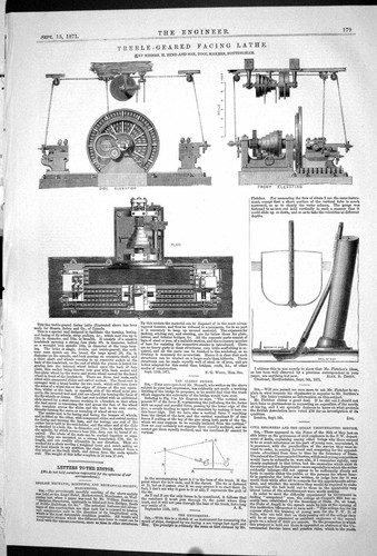 Antique old print 1871 - antique,