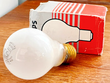Phillips No.1 Photoflood 275W ES Bulb Lamp Film/Photography Pearl Vintage Tested